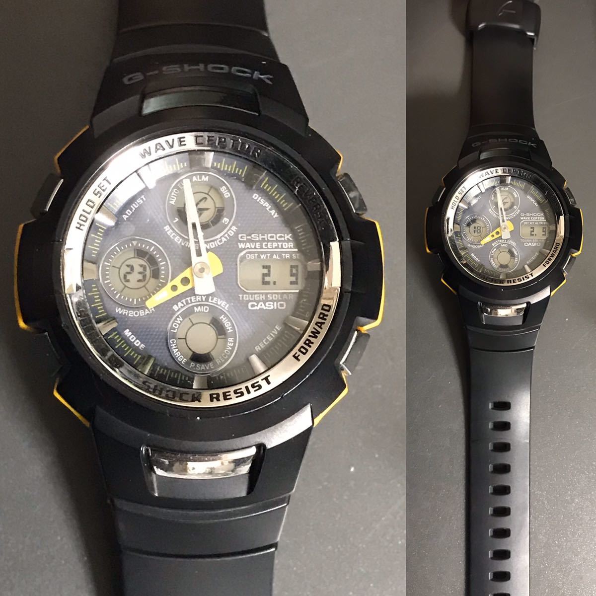 CASIO G-SHOCK GW-1100J-8AJF TheG タフソーラー 電波受信 電波