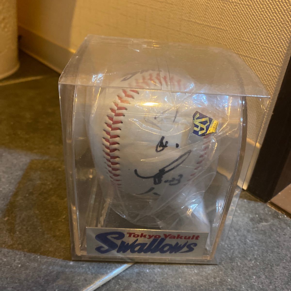 ヤクルトスワローズ 球団公式販売 山田哲人 直筆サインボール 侍ジャパン