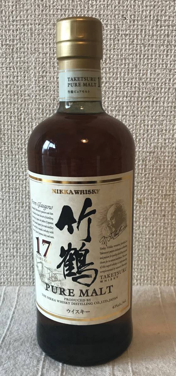 未開栓】NIKKA☆ニッカ 『竹鶴17年』ピュアモルト PURE MALT