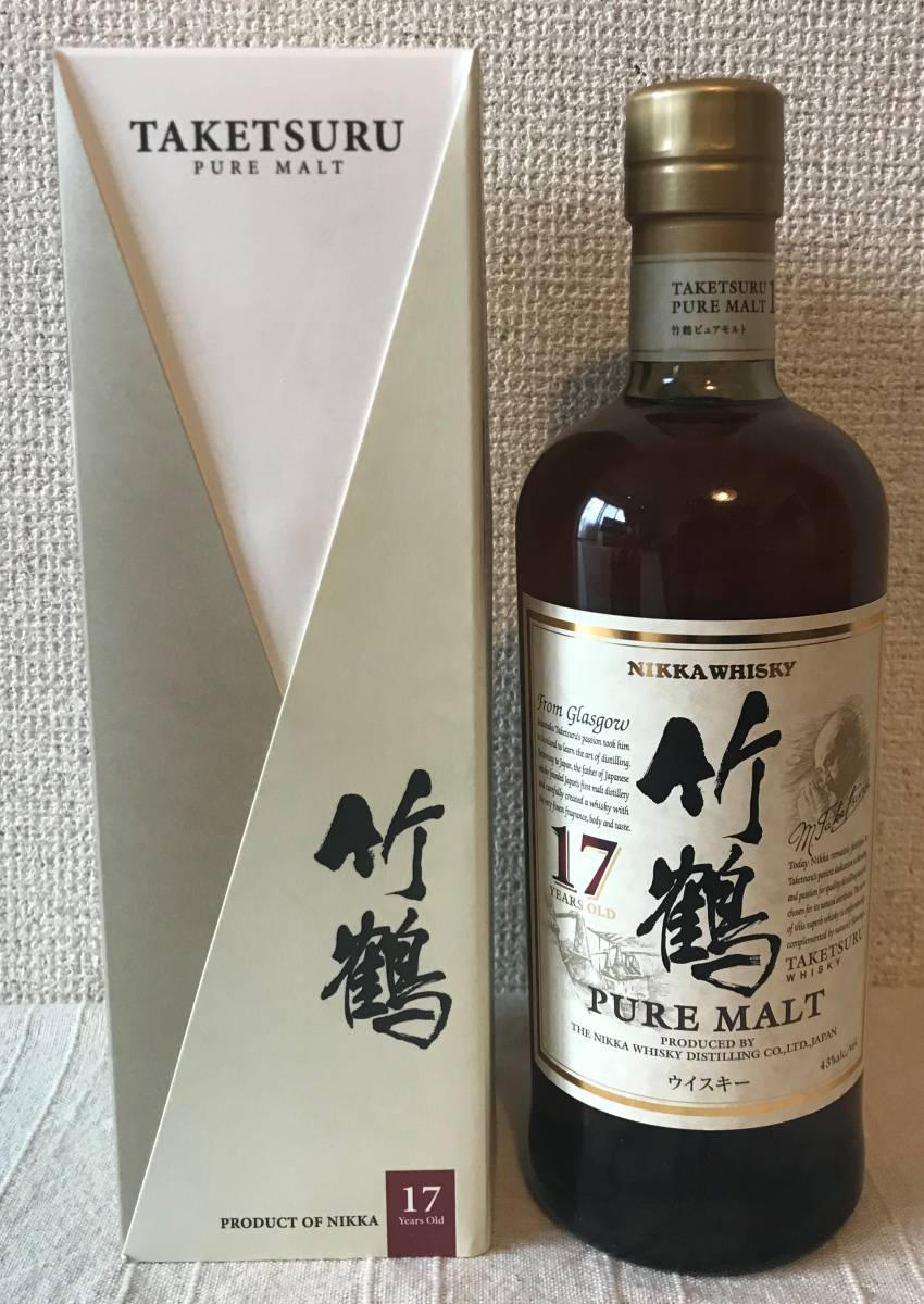 未開栓】NIKKA☆ニッカ 『竹鶴17年』ピュアモルト PURE MALT