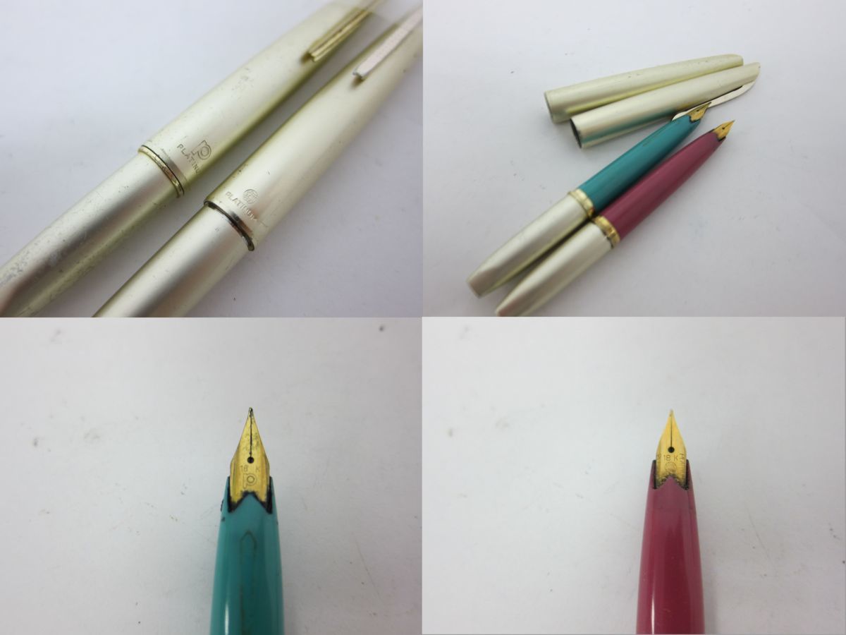 1円～ おたからや◆Z0202-23 PLATINUMプラチナ ペン先：14K 万年筆 6本セット_6