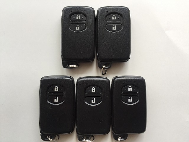 トヨタ スマートキーセット ☆トヨタ純正スマートキー☆2つボタン☆5個