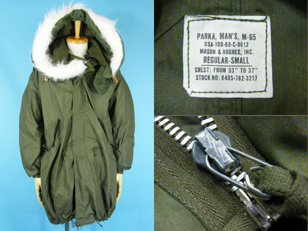デッド 60's 米軍 M-65 モッズパーカ フード ライナー付 Size S-R