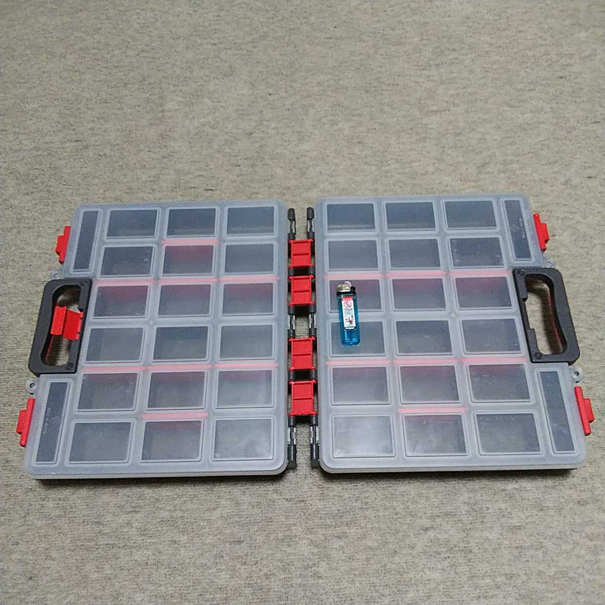 小物収納ケース■中古品■透明ボックス パーツセパレーター パーツボックス_1