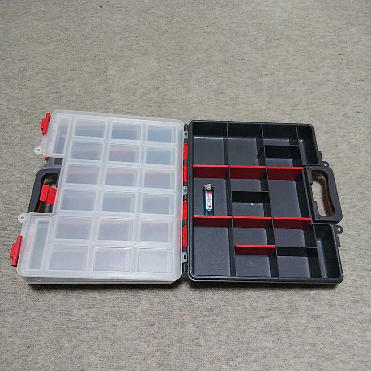 小物収納ケース■中古品■透明ボックス パーツセパレーター パーツボックス_2