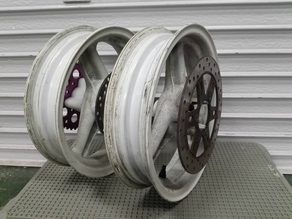 NSR50 前期型ホイール 白 前後セット 【公式通販】
