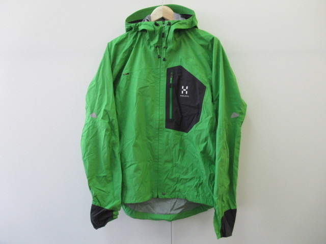 【爆買い，低価】 Haglofs ゴアテックス エンドジャケット メンズ 登山 ホグロフス グリーン M フード アウトドアウェア 020239006(男性用)｜売買されたオークション情報、yahooの商品情報をアーカイブ公開 - オーク 男性用