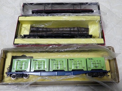 エンドウ製 HO貨車 コキ、チキ レール積み、チキ 材木積み エンドウ製 HO貨車 コキ、チキ レール積み、チキ 材木積み