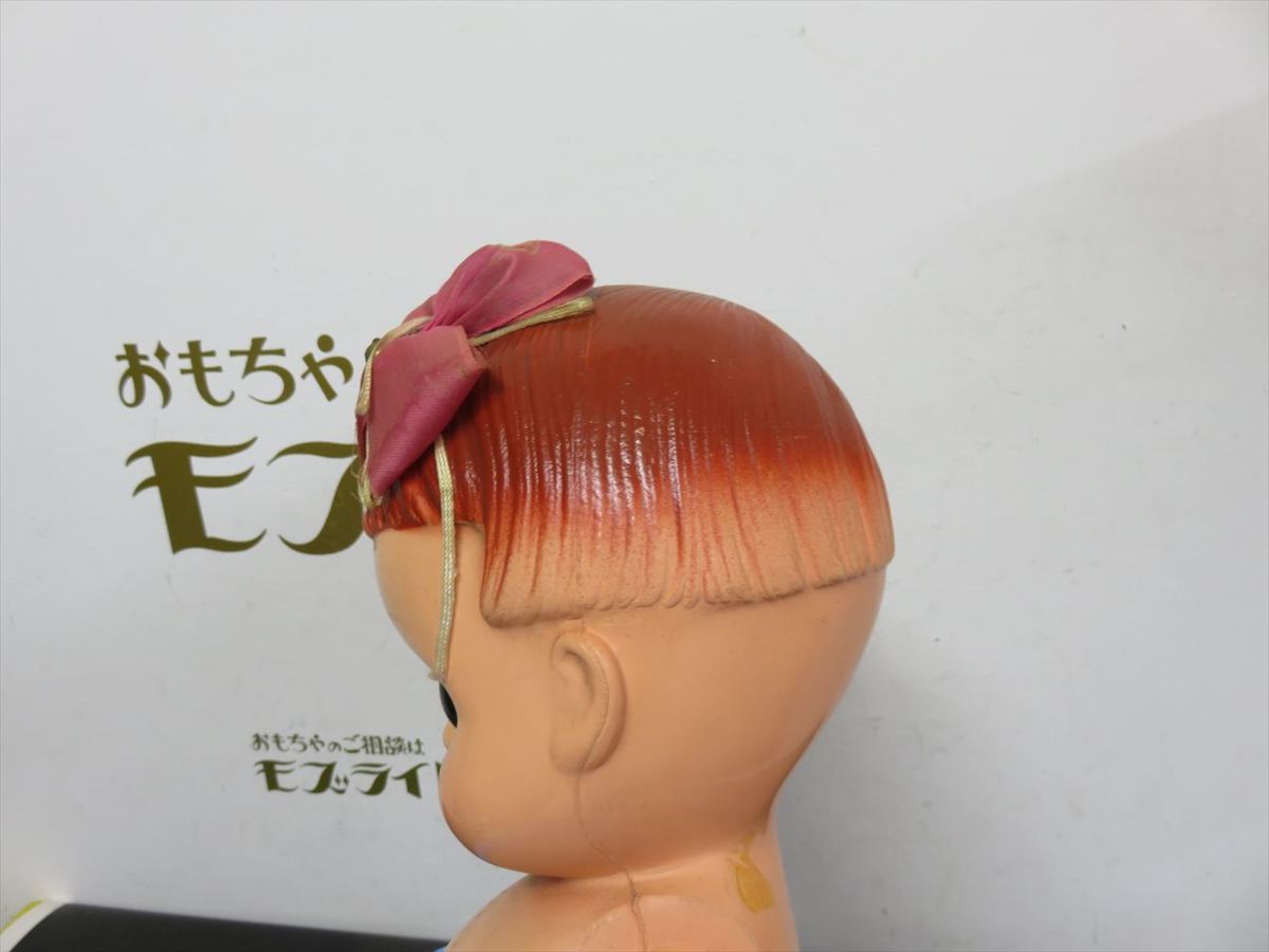 ☆ 当時物 大きいサイズの抱き人形 お洋服を着た キューピー似