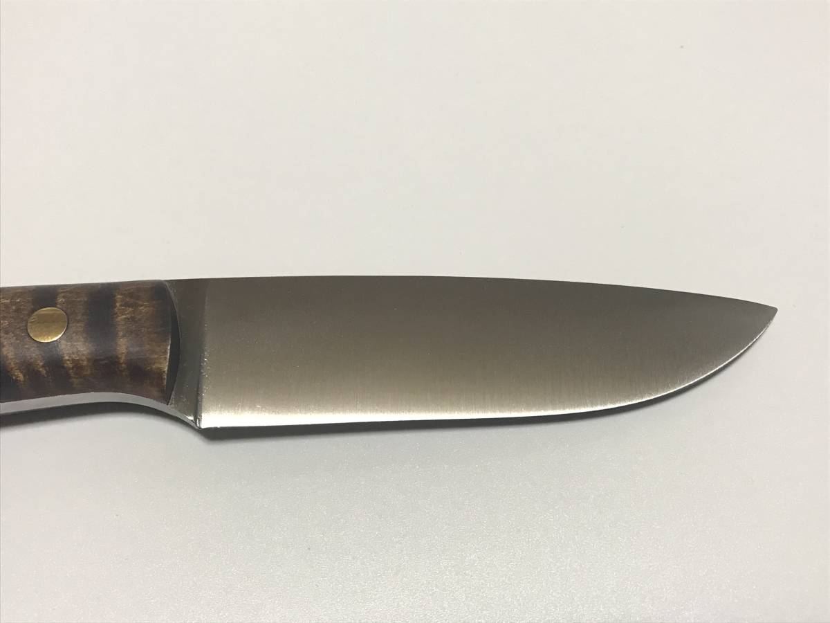 新品・未使用】Bark River Knives Fox River CPM-154 Dark Curly Maple 