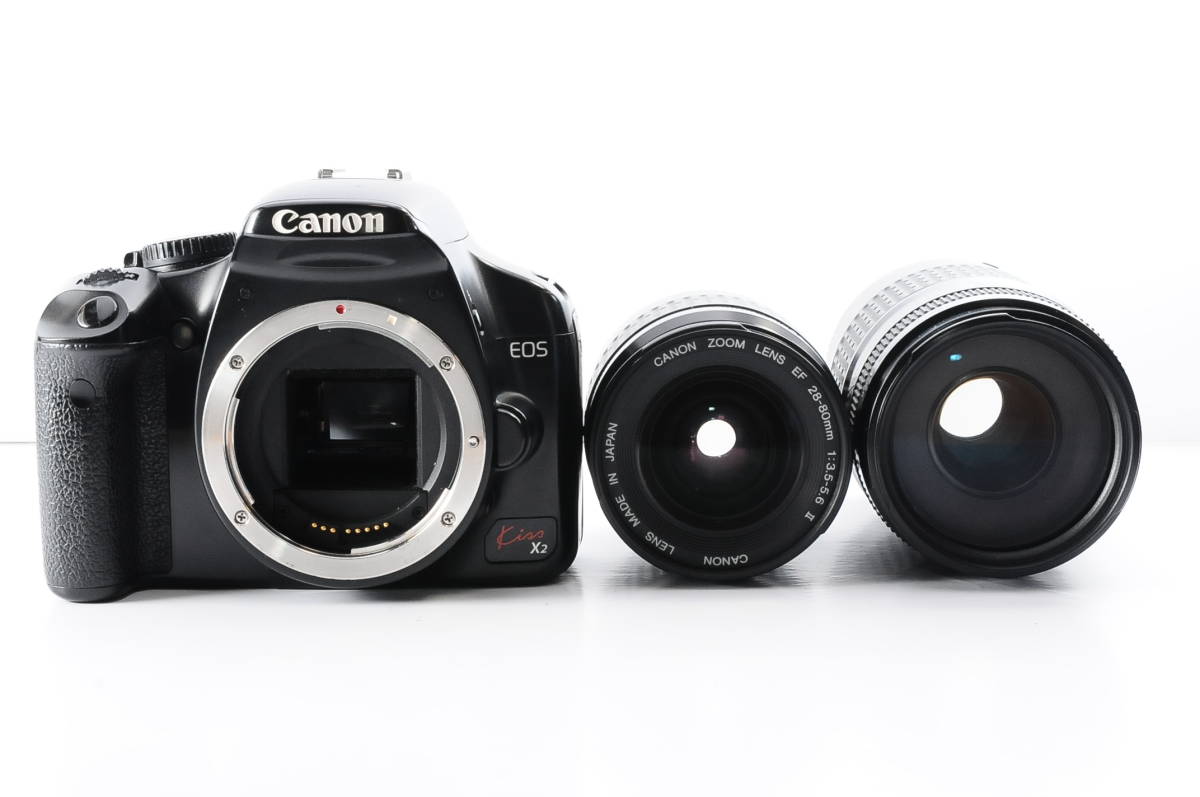 EOS Canon Kiss X2 デジタル一眼レフカメラ | ボディ CANON レンズ 