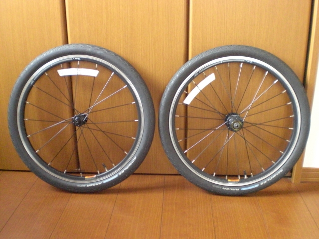  DAHON純正 20インチ ETRTO 406 ホイールセット F74/R130 クイックリリース付き シュワルベ ダホン ターンに tern(その他)｜売買されたオークション情報、yahooの商品情報をアーカイブ公開 - オークフ その他