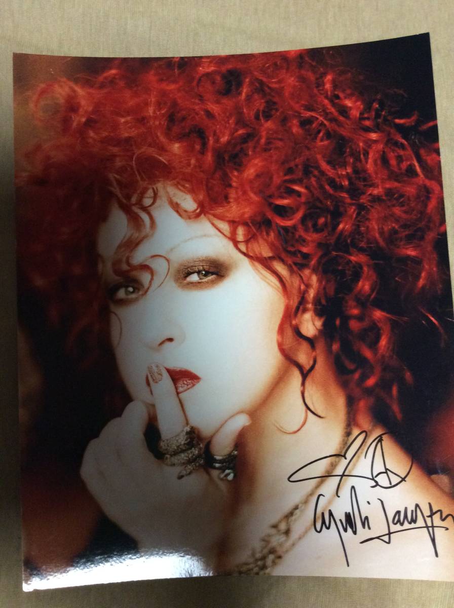 シンディ・ローパー 貴重❗️CYNDI LAUPER,直筆サインCD 直筆 PSA⁄DNA