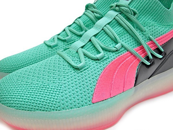 Court Disrupt Clyde Puma - PUMA | Miami Green Pink COURT 2足