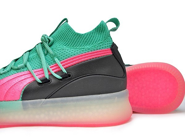 Court Disrupt Clyde Puma - PUMA | Miami Green Pink COURT 2足