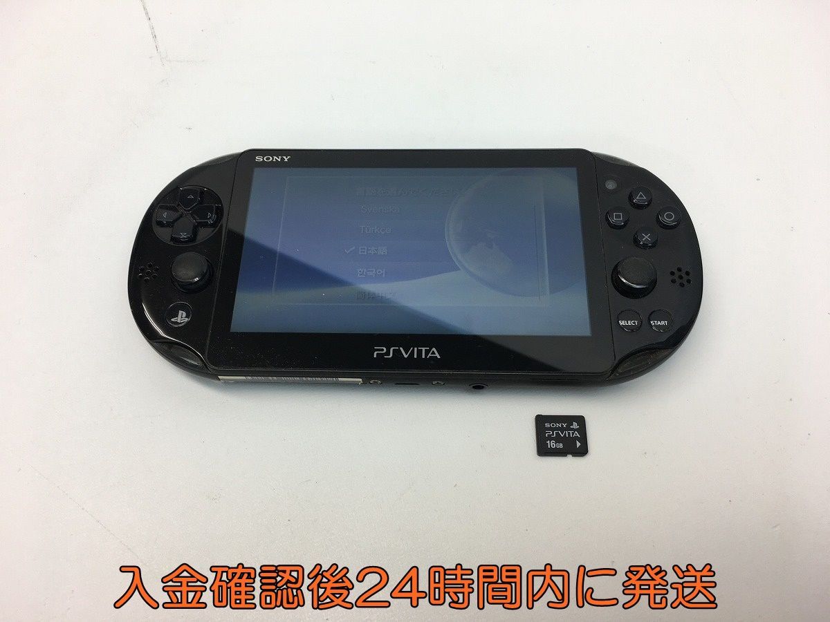 PSVITA 本体 ブラック PCH-2000 箱無 VER3.72 初期化動作〇 EC67