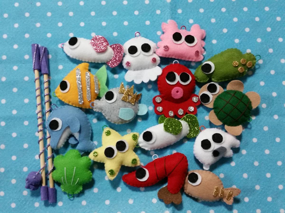 大 お魚釣りセット フェルト ハンドメイド 知育玩具 プレゼントに 幼稚園 保育園 施設 も リハビリに 知育玩具 売買されたオークション情報 Yahooの商品情報をアーカイブ公開 オークファン Aucfan Com