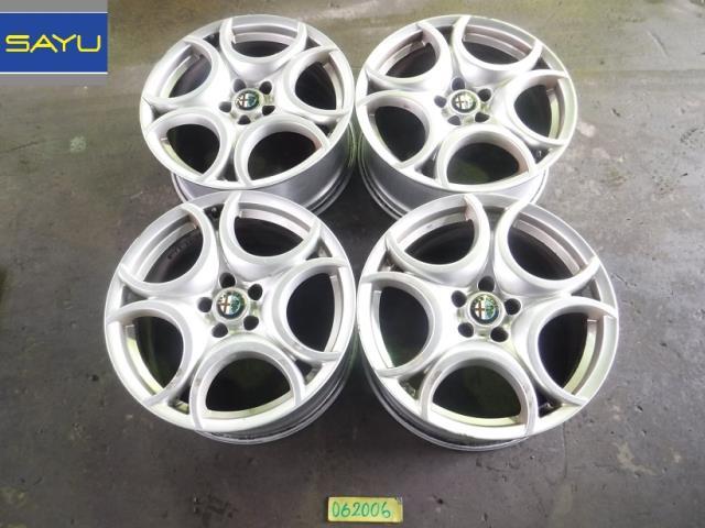 アルミホイール アルファロメオ159外し 18インチ R18×8J 5穴 PCD110