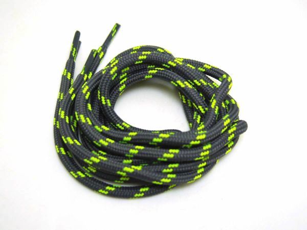 靴紐 シューレース 丸タイプ 斜めドット ダークグレーx蛍光グリーン 1cm メンズシューズ 売買されたオークション情報 Yahooの商品情報をアーカイブ公開 オークファン Aucfan Com