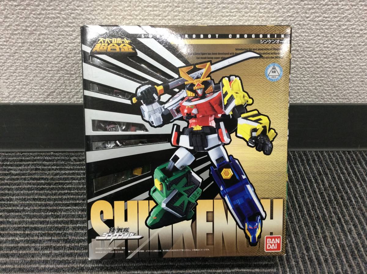 4692 Bandai バンダイ スーパーロボット超合金 侍戦隊 シンケンジャー シンケンオー 侍戦隊シンケンジャー 売買されたオークション情報 Yahooの商品情報をアーカイブ公開 オークファン Aucfan Com
