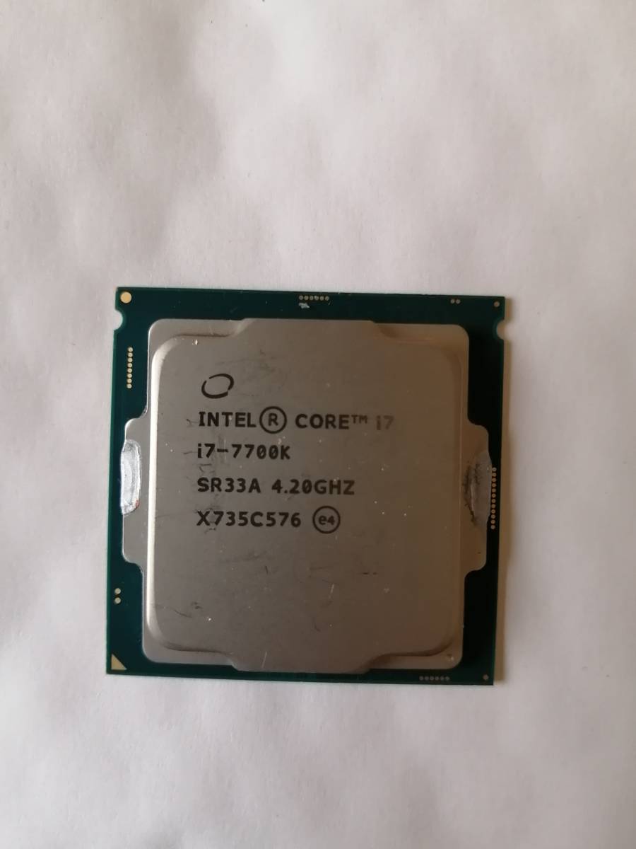 [動作未確認] Intel Core i7-7700K CPU intel cpu core i7 7700k （動作未確認） Intel Core i7-7700K 動作
