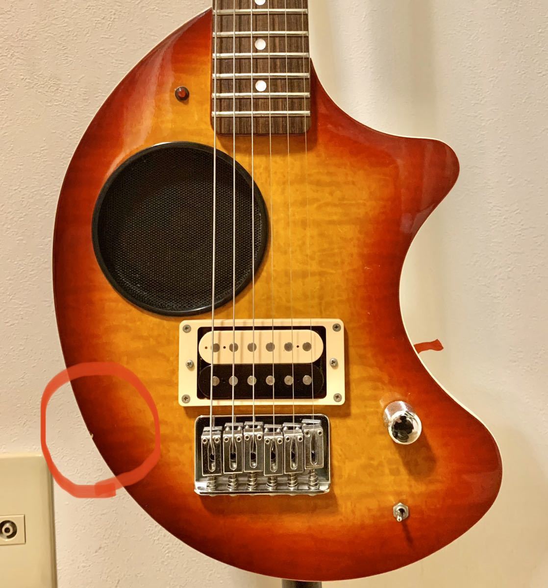 フェルナンデス ZO-3 チェリーサンバースト エレキギター 