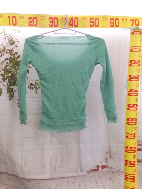 47c1819 United Colors Od Benetton 女性服 レディース 長袖カットソー メッシュ 緑 グリーン サイズs 長袖カットソー 売買されたオークション情報 Yahooの商品情報をアーカイブ公開 オークファン Aucfan Com