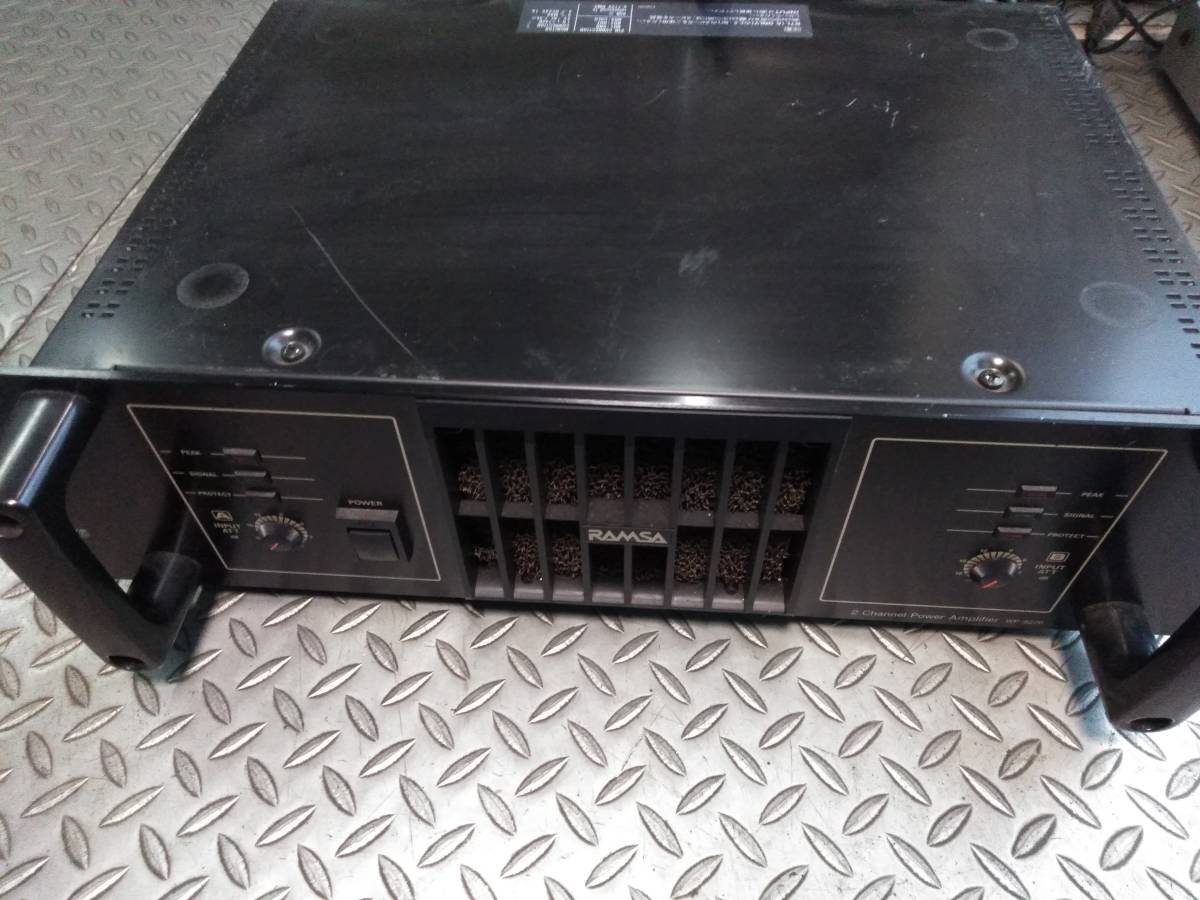 希少】RAMSA WP-9200 パワーアンプ 音出し確認 現状品 RAMSA WP-9440