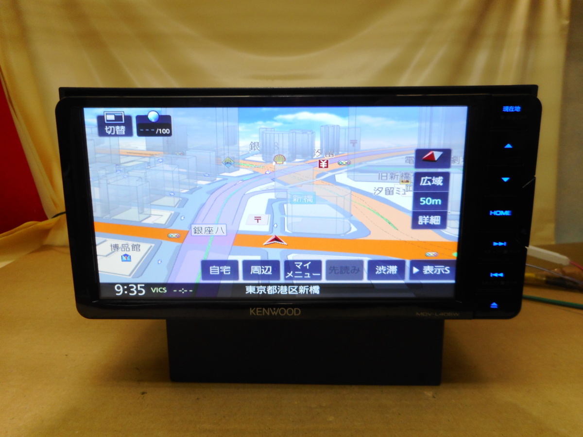13337 ケンウッド MDV-L406W 彩速ナビ ワンセグ 2018年 カーナビ | 彩