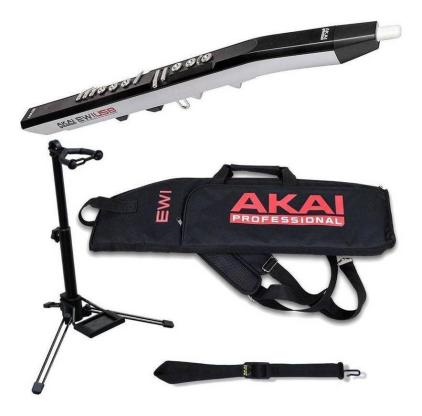 即決◆新品◆送料無料AKAI Professional EWI USB/純正ケース+純正ストラップ+スタンド/WSS-100付 ウインド・シンセサイザー