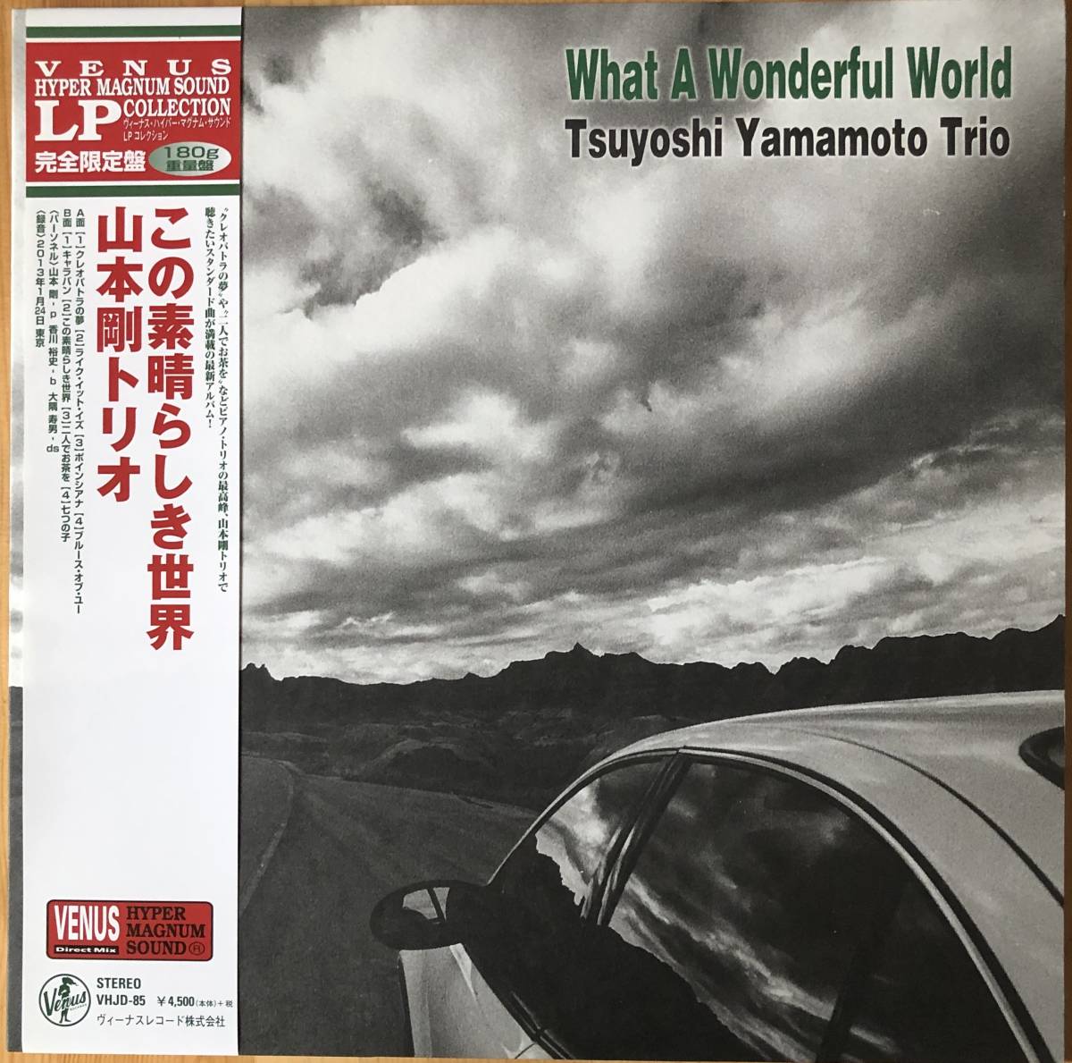 新品同様！ VENUS JAZZ 重量盤 山本剛 TSUYOSHI YAMAMOTO WHAT A