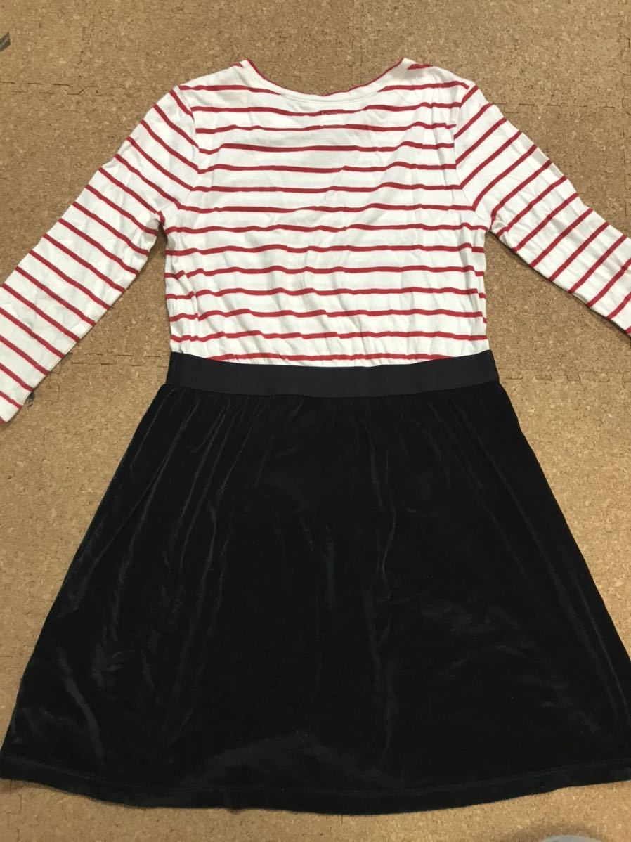 Gap ギャップ キッズ 140 L ワンピース 白 赤 ストライプ 黒 ベルベット ワンピース ミニ 売買されたオークション情報 Yahooの商品情報をアーカイブ公開 オークファン Aucfan Com