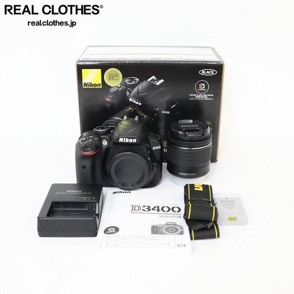 簡易動作確認済】Nikon/ニコン D3400 デジタル一眼レフカメラ レンズ