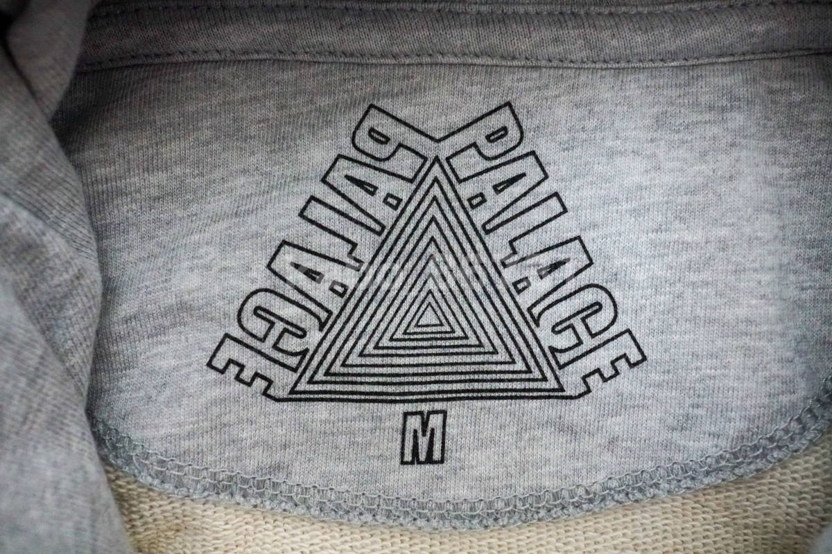 中古品】Palace Skateboards JOBSWORTH HOOD GRAY Mサイズ(パレス