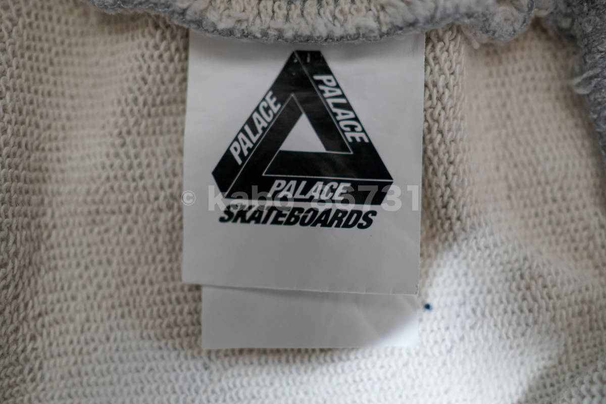 中古品】Palace Skateboards JOBSWORTH HOOD GRAY Mサイズ(パレス