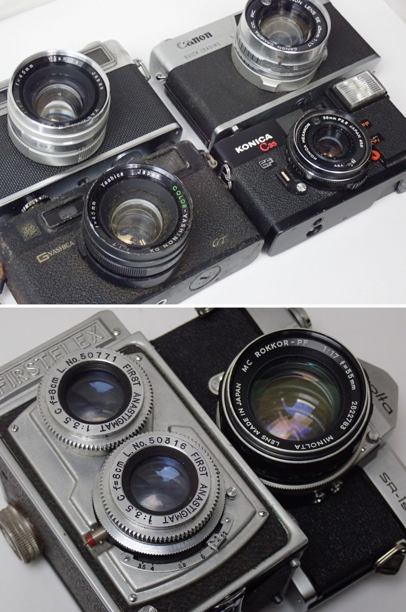 MINOLTA ☆フィルムカメラ 14台セット キャノン/フジカ/ミノルタ