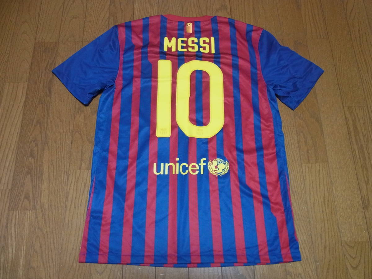 赤字超特価，限定セール 202-39/ /NIKE/ナイキ/バルセロナ/#10/MESSI/メッシ/ユニフォーム/M(リーガ・エスパニョーラ)｜売買されたオークション情報、yahooの商品情報をアーカイブ公開 - オークファン ユニフォーム