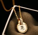 即納！新品 シャネル ノベルティ ココ プレート ネックレス_1