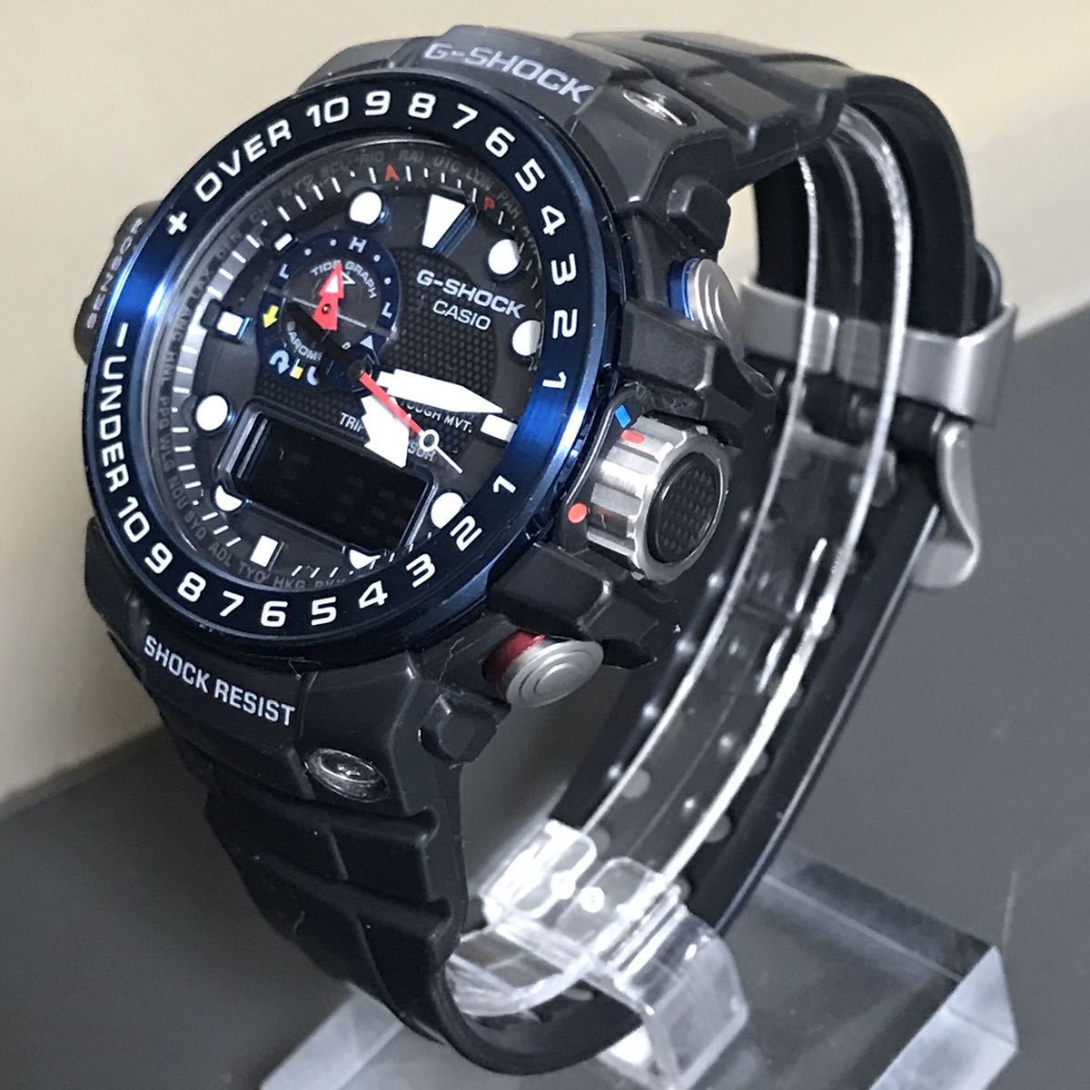 美品 CASIO G-SHOCK GWN-1000B-1BJF GULFMASTER ガルフマスター タフ 