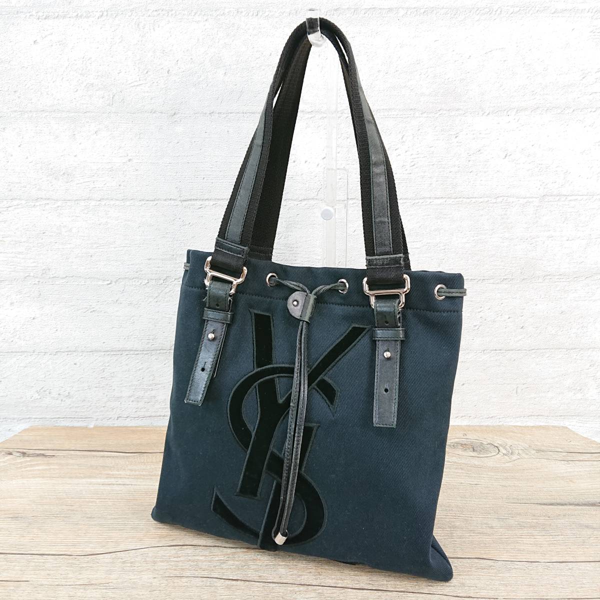 1円 Yves Saint Laurent 123435・204990 カハラ ミニトートバッグ 