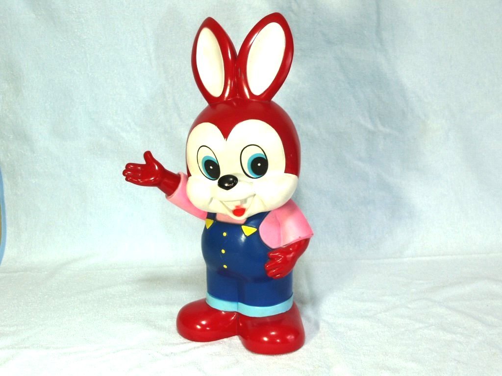 エスエス製薬ノベルティ【ピョンちゃん】 カウンター人形 高さ40㎝程 ＊当時物＊_1