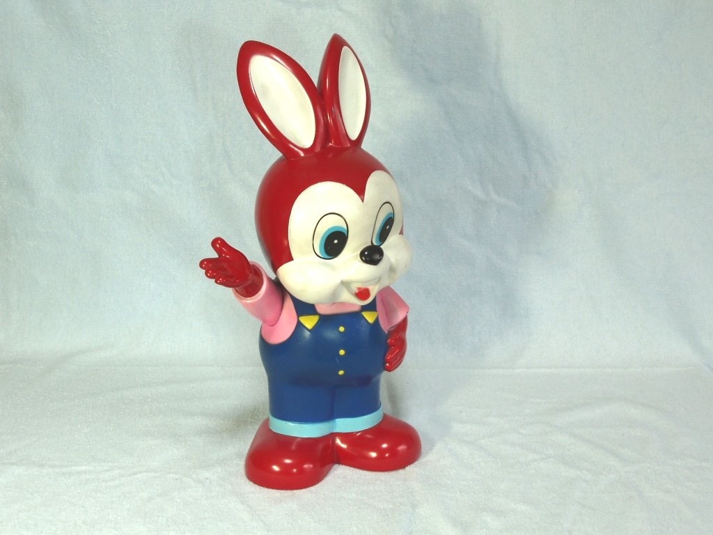 エスエス製薬ノベルティ【ピョンちゃん】 カウンター人形 高さ40㎝程 ＊当時物＊_2