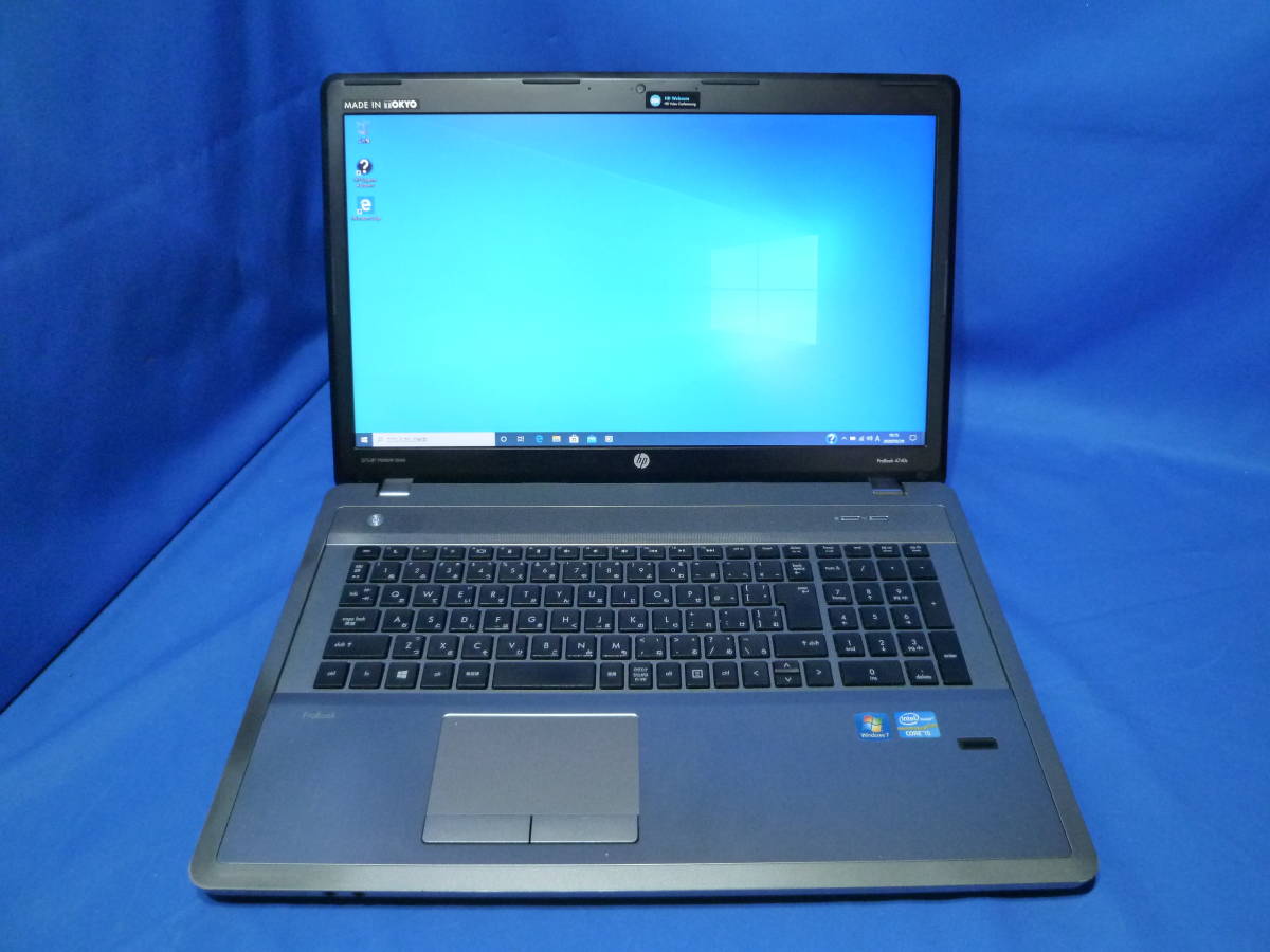 HP ProBook 4740s/Corei5 3360M 2.8GHz/4GB/320GB/DVDRW/CDRW/17.3