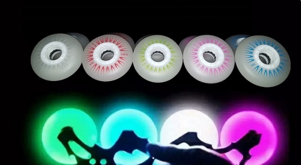 品質保証，定番人気 LED 電池なし 光る インラインスケート ウィール 4個セット ピンクLED 90A サイズ：80mm(ウィール)｜売買されたオークション情報、yahooの商品情報をアーカイブ公開 - オークファン ウィール