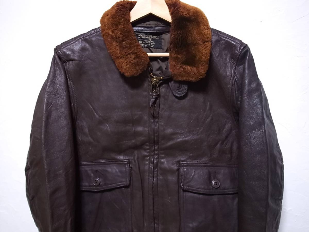 50- 60年代 G-1 レザージャケット フライトジャケット 60s US NAVY J