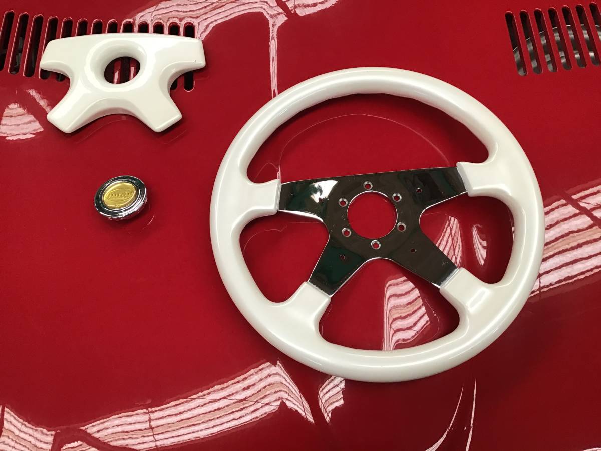 激安大特価，正規品 当時物 JUNIS ジャニス ホワイトパール ステアリング 旧車 ハイソカー ソアラ クラウン セドグロ 昭和 品(ステアリング、ハンドル本体)｜売買されたオークション情報、yahooの商品情報をアー ステアリング、ハンドル本体