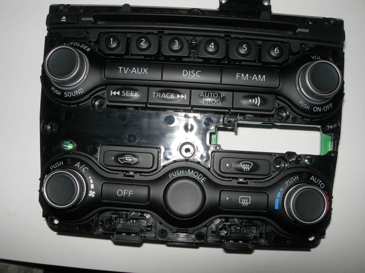 フェアレディZ Z34 オーディオ エアコン スイッチ 新品 25391-1EK6A