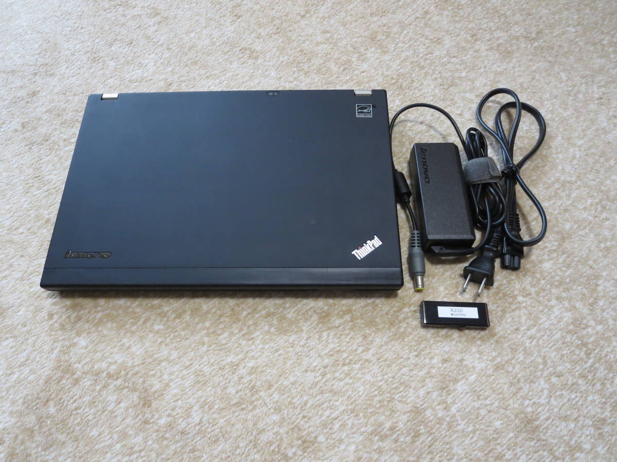 【ジャンク・動作品・1円スタート・送料無料】Lenovo ThinkPad X230（2324-AW2）Core i5-3320M メモリ4GB HDD500GB Win10Pro 64bit_2