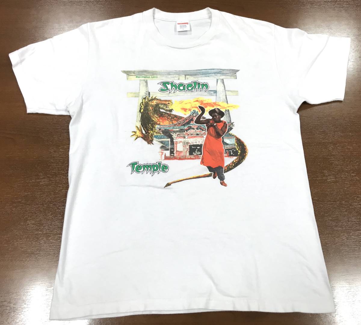 Levy Jah Life Supreme Shaolin Tee Supreme 16SS Barrington Levy Jah