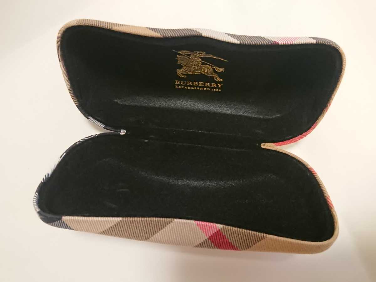 中古☆BURBERRY バーバリー ノバチェック柄 メガネケース サングラス